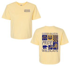 Glidden-Ralston Wildcats Midlength Butter Tee