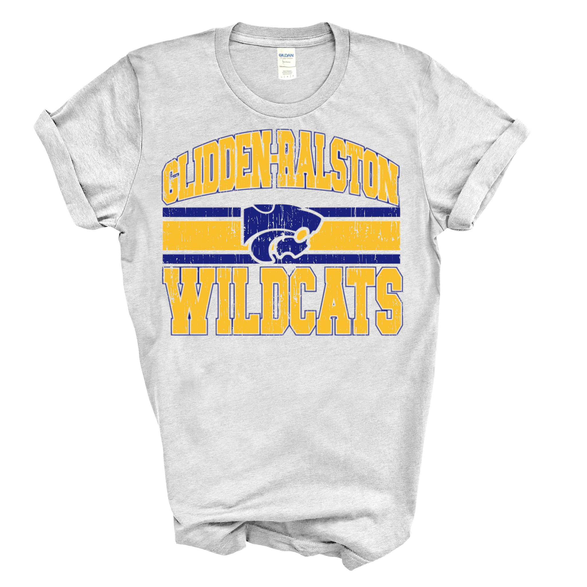 Glidden Ralston Wildcats Tee or Crew {Ash}