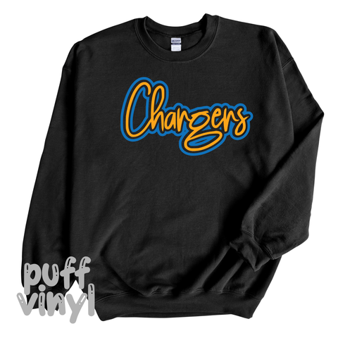 Charger {Script} PUFF Crew Sweatshirt