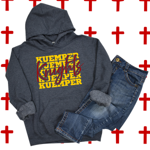 Kuemper Knights Stacked Hoodie