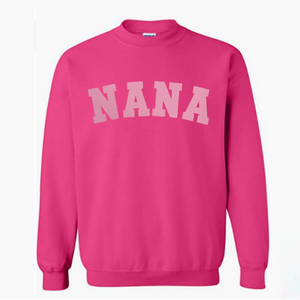 Nana Puff Crew Sweatshirt