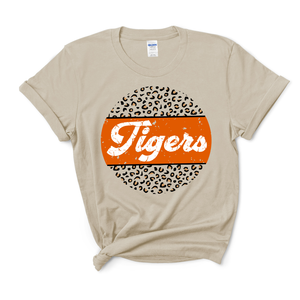 Tigers Leopard Print Circle