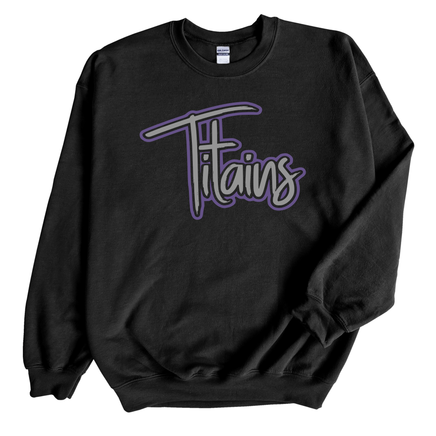 Titans {script} PUFF Crew Sweatshirt