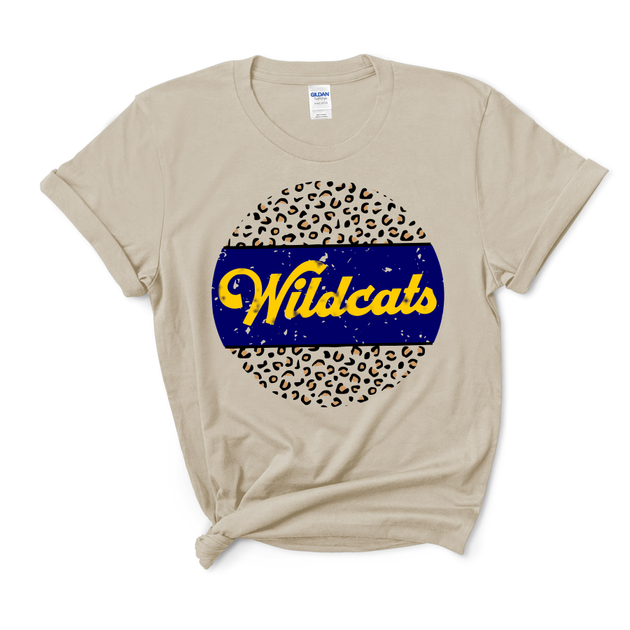 Wildcat Leopard Print Circle