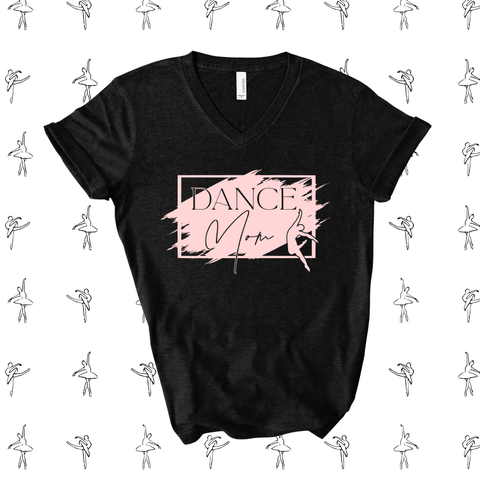 Dance Mom Vneck {BLACK}