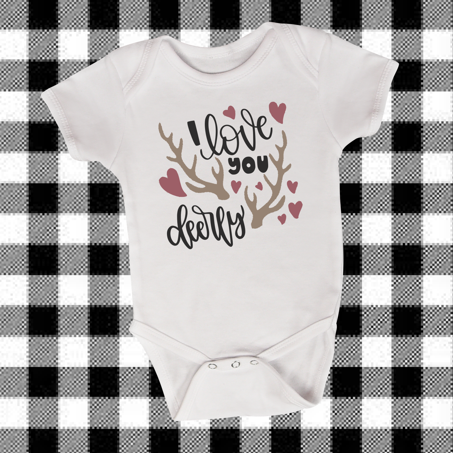 I Love you Deerly Infant Bodysuit