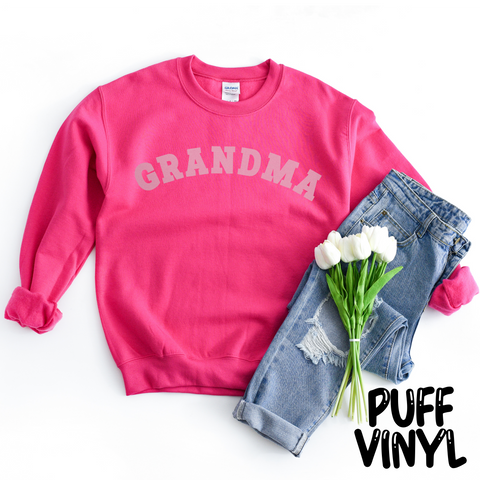 Grandma Puff Crew Sweatshirt