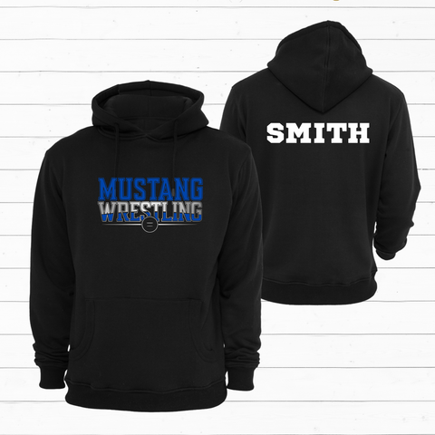 Mustangs Wrestling Hoodie / Tee